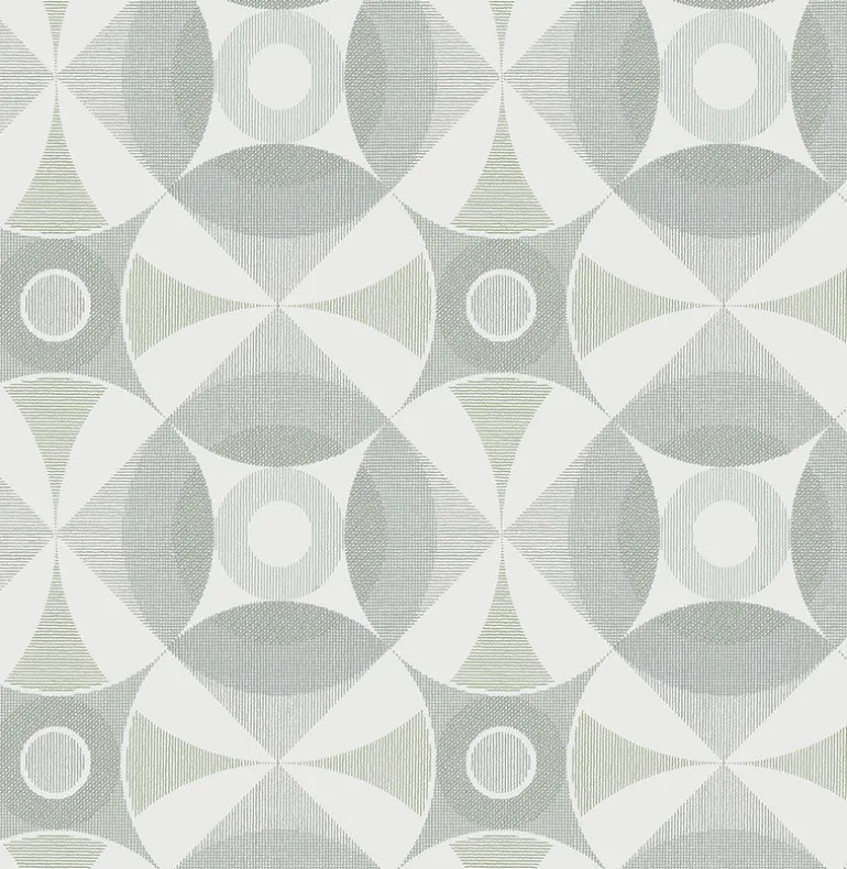 2821-25135 Ellis Sage Geometric Wallpaper