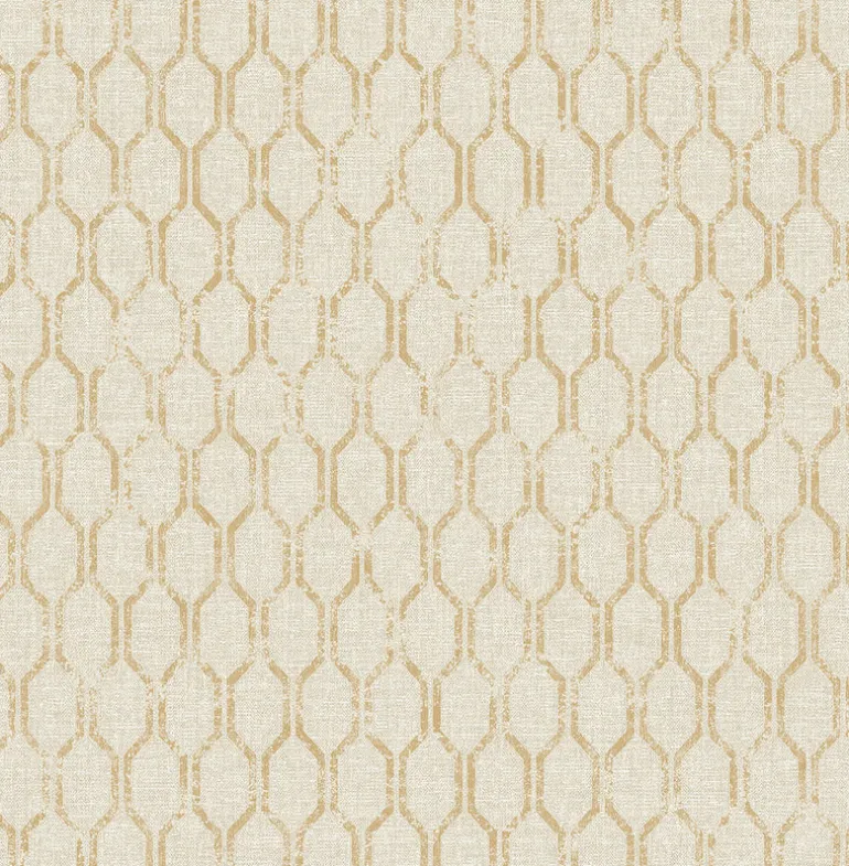 2834-25047 Elodie Neutral Geometric Wallpaper