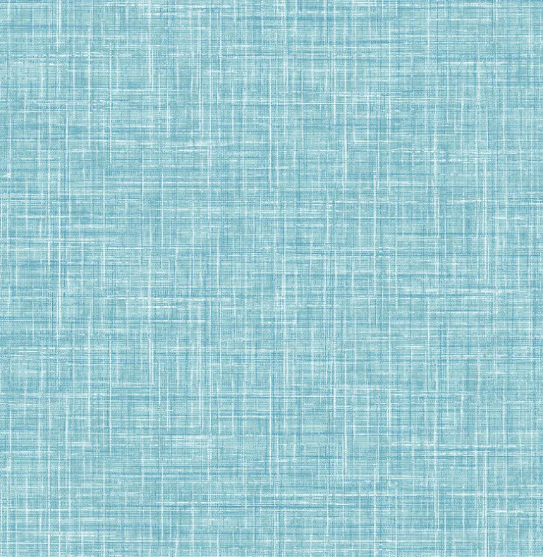 4081-26352 Emerson Light Blue Faux Linen Wallpaper