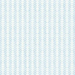 3117-12341 Espalier Sky Blue Chevron Stripe Wallpaper