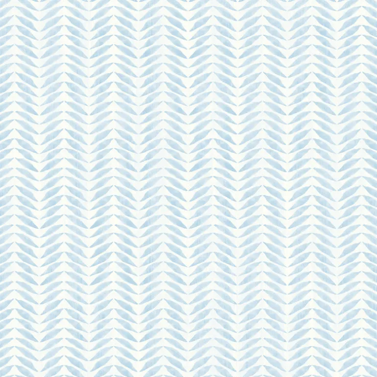 3117-12341 Espalier Sky Blue Chevron Stripe Wallpaper