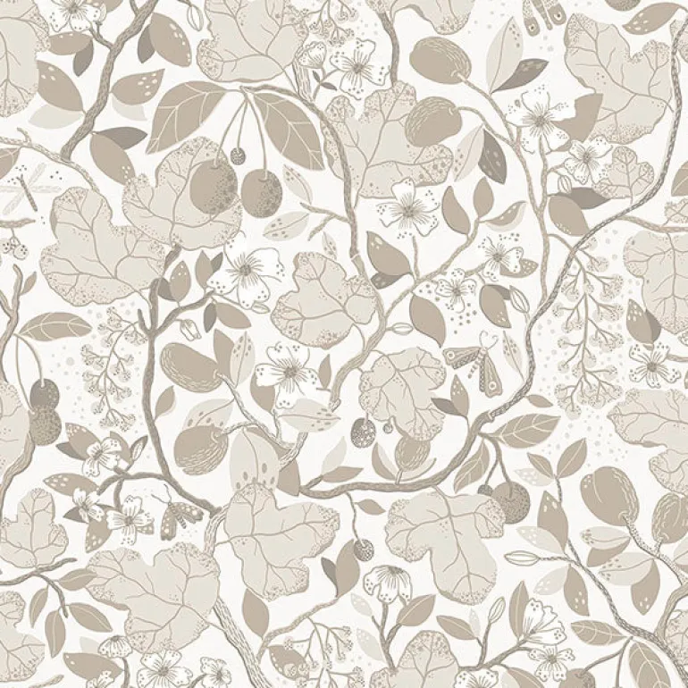 2932-65120 Ewald Beige Garden Vines Wallpaper