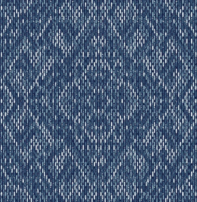 2975-26242 Felix Indigo Geometric Wallpaper
