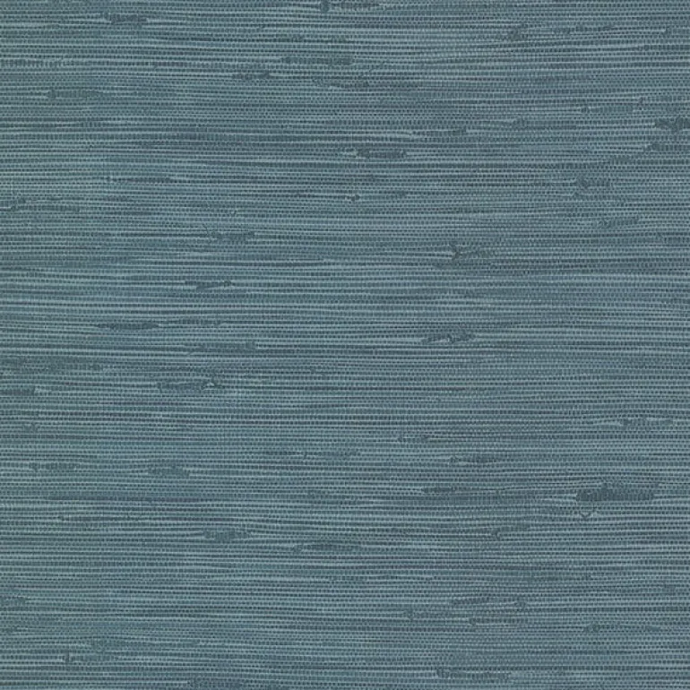 2767-24415 Fiber Blue Weave Texture Wallpaper