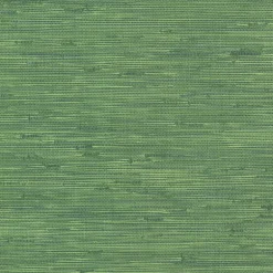 2904-24419 Fiber Green Faux Grasscloth Wallpaper