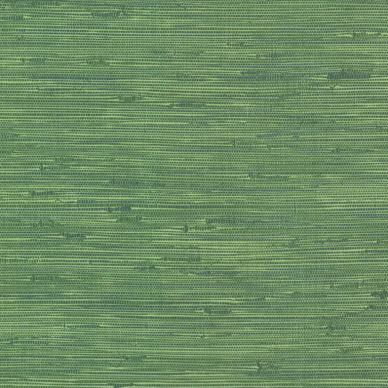 2904-24419 Fiber Green Faux Grasscloth Wallpaper