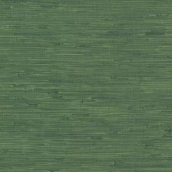 2767-24419 Fiber Green Weave Texture Wallpaper