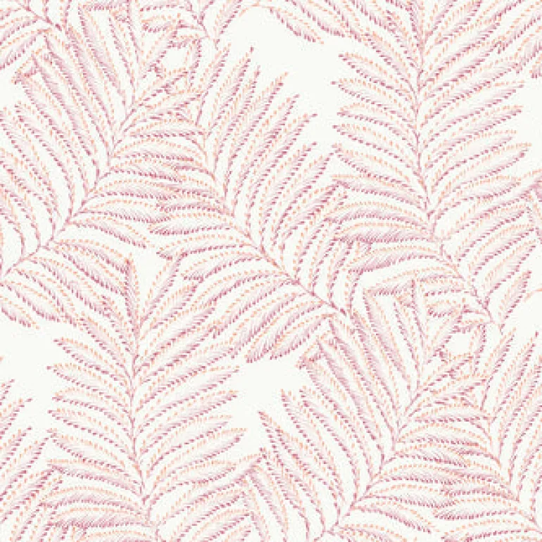 2973-90502 Finnley Pink Inked Fern Wallpaper