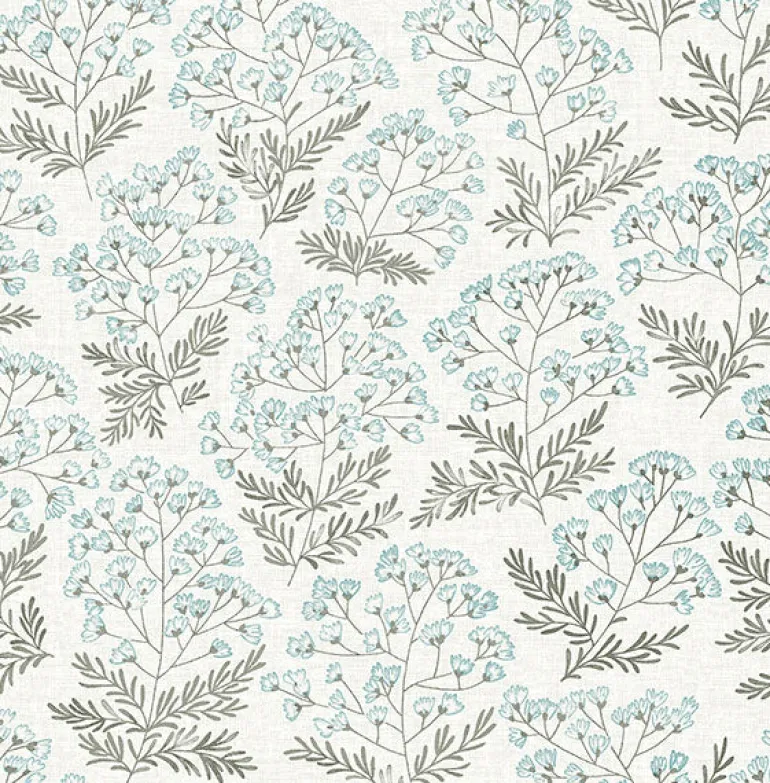 2861-25714 Floret Blue Floral Wallpaper