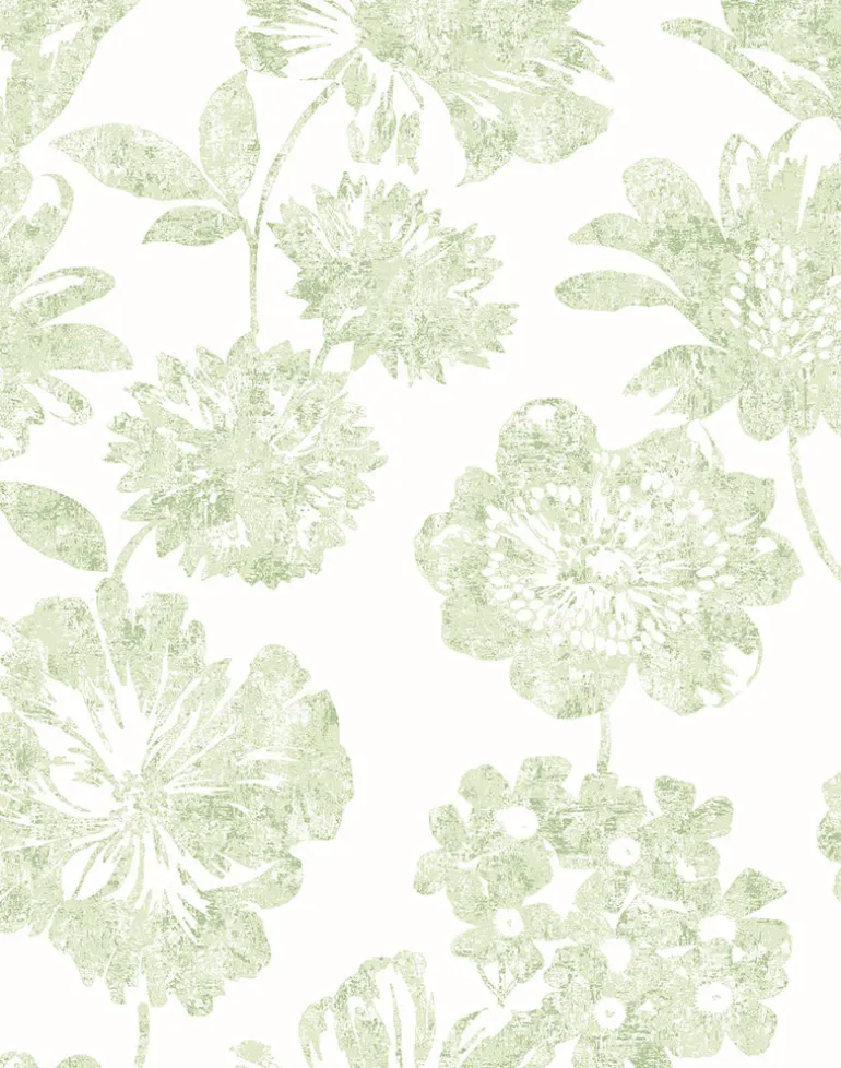 2901-25418 Folia Aqua Floral Wallpaper