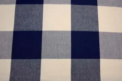 3170 Four Inch Check Navy Laura Kiran Fabric