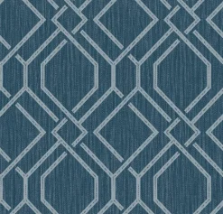 4025-82512 Frege Blue Trellis Wallpaper