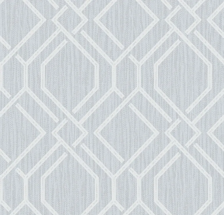4025-82522 Frege Light Blue Trellis Wallpaper
