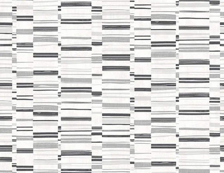 2949-60812 Fresnaye Black Linen Stripe Wallpaper