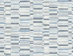 2949-60802 Fresnaye Blue Linen Stripe Wallpaper