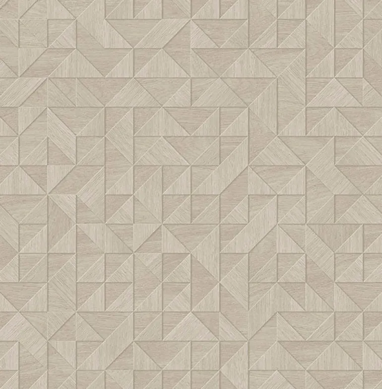 2896-25329 Gallerie Grey Triangle Geometric Wallpaper