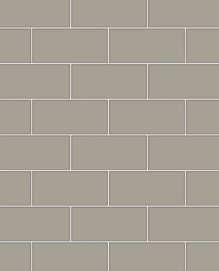 2767-23753 Galley Dark Grey Subway Tile Wallpaper