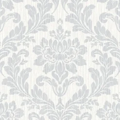 4025-82524 Galois Light Grey Damask Wallpaper