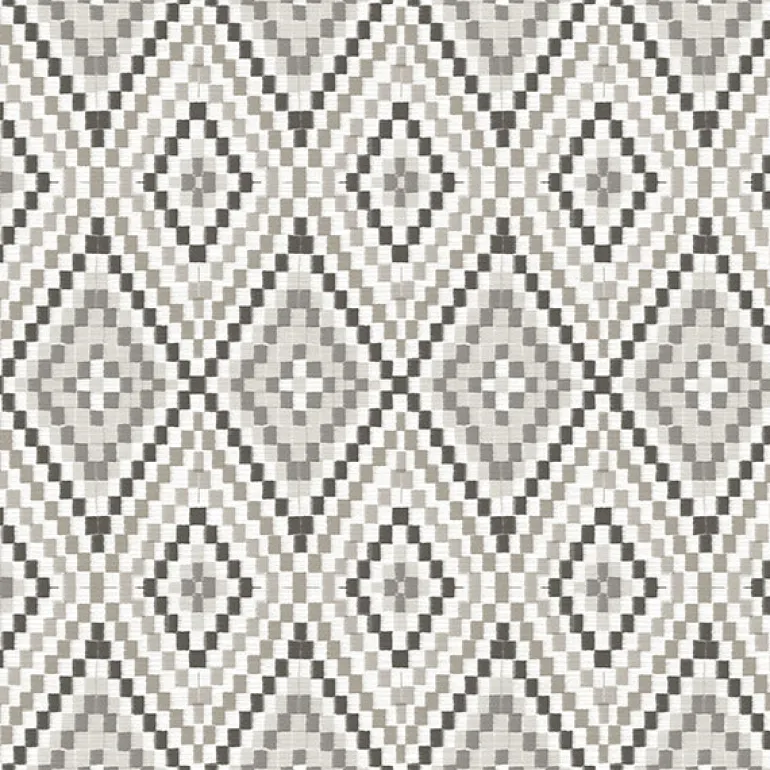 3118-12714 Ganado Dark Brown Geometric Ikat Wallpaper