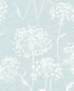 2814-24576 Garvey Light Blue Dandelion Wallpaper