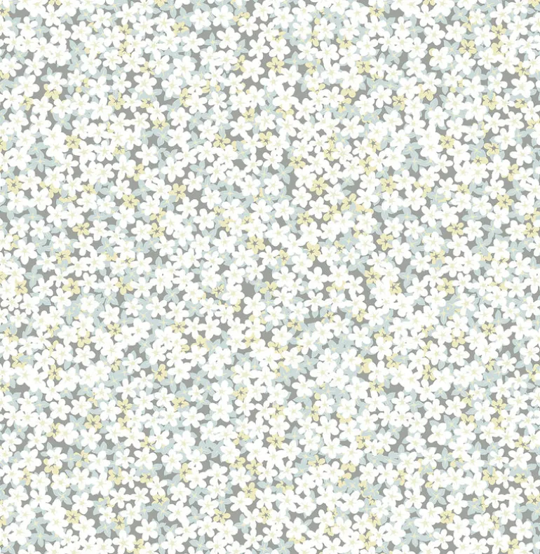 2901-25444 Giverny Multicolor Miniature Floral Wallpaper
