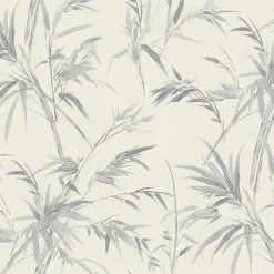 2979-37376-5 Hali Silver Fronds Wallpaper