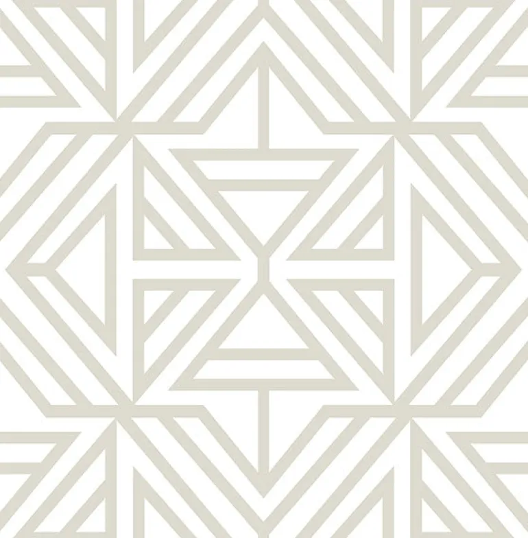 2902-25554 Helios Bone Geometric Wallpaper