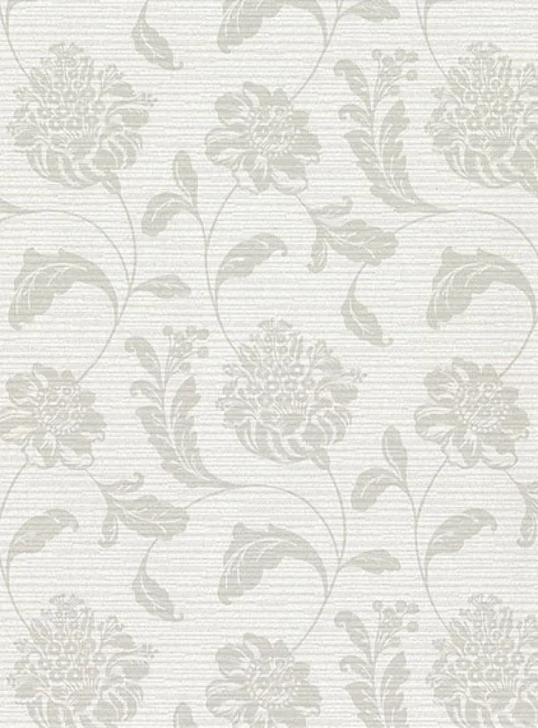 2910-2752 Holiday Light Grey Jacobean Wallpaper