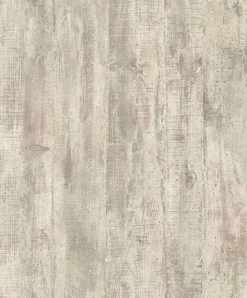 4020-68307 Huck Khaki Weathered Wood Plank Wallpaper