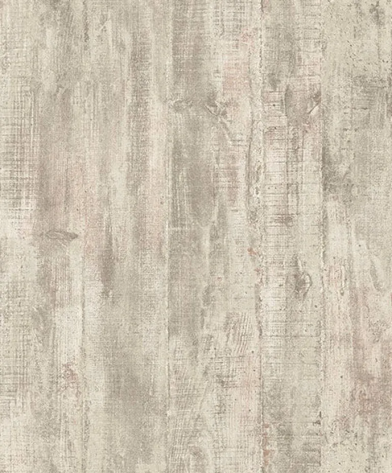 4020-68307 Huck Khaki Weathered Wood Plank Wallpaper