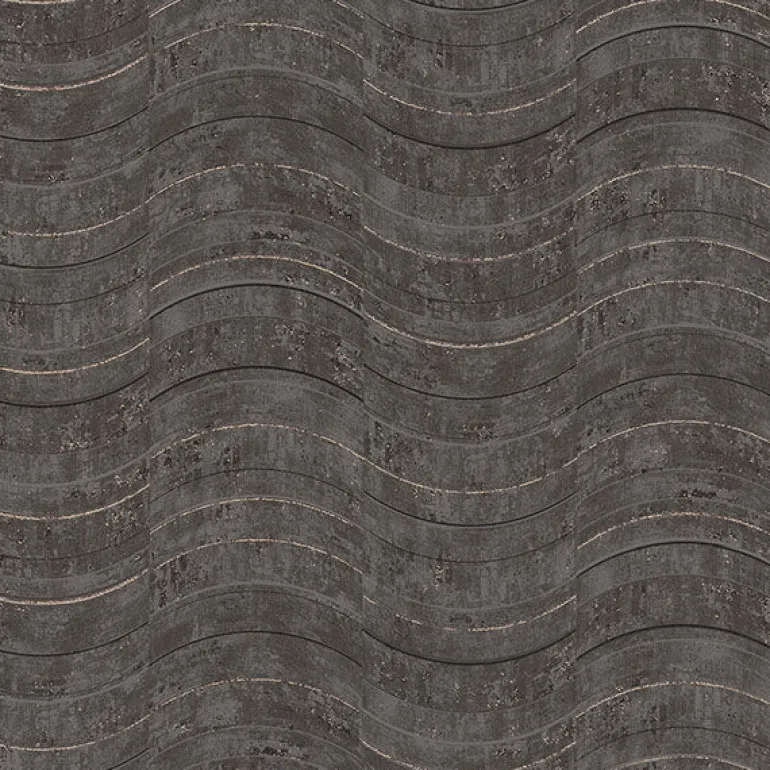 2927-10803 Hydra Dark Grey Geometric Wallpaper