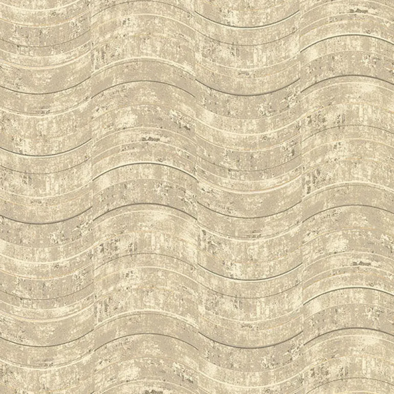 2927-10802 Hydra Taupe Geometric Wallpaper