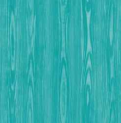 2744-24156 Illusion Aqua Faux Wood Wallpaper