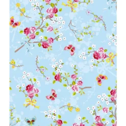 375071 Ilse Light Blue Cherry Blossom Wallpaper