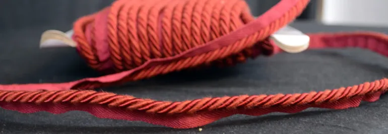 1/4 inch BC10008 88 Red Lip Cord Trim