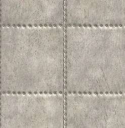 2767-22343 Indium Silver Sheet Metal Wallpaper