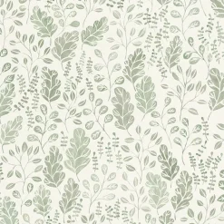 2948-27014 Isha Green Leaf Wallpaper