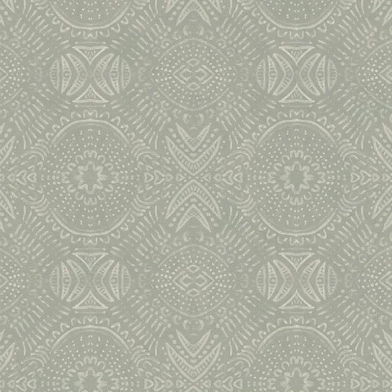 3118-12662 Java Beige Medallion Wallpaper