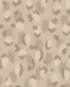 300541 Javan Taupe Leopard Wallpaper