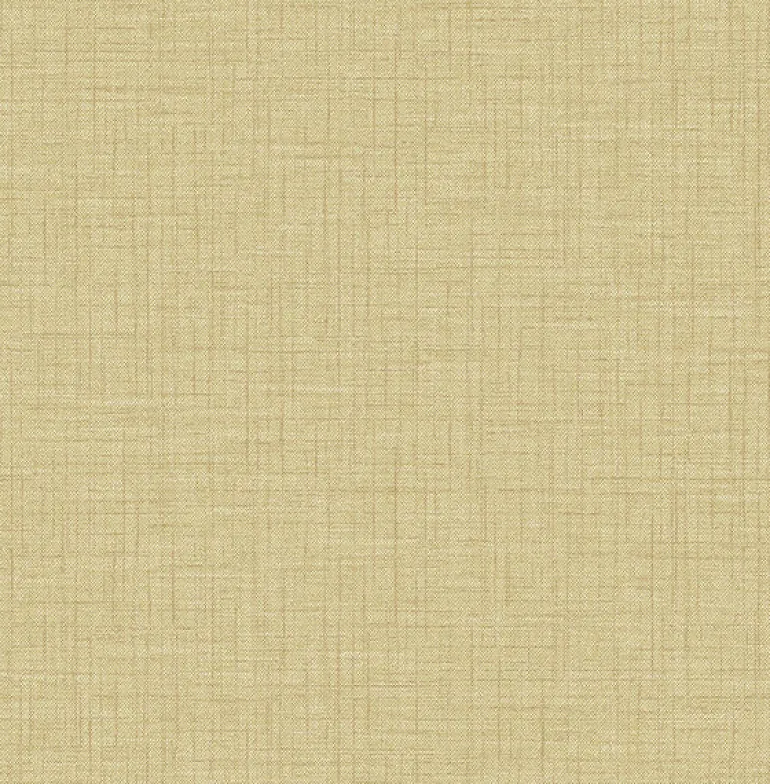 2903-25871 Jocelyn Yellow Faux Linen Wallpaper