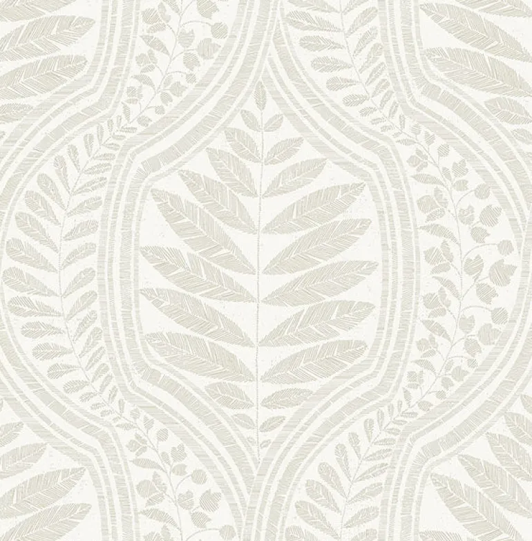 2964-25949 Juno Beige Ogee Wallpaper