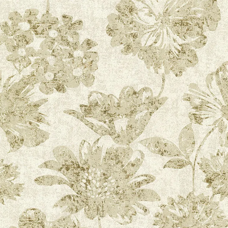 4019-86460 Kala Gold Floral Wallpaper