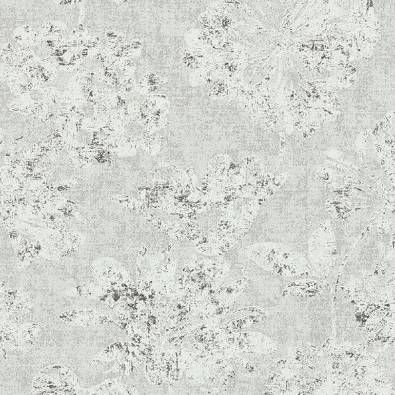 4019-86459 Kala Platinum Floral Wallpaper