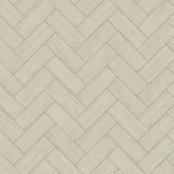3123-10104 Kaliko Green Wood Herringbone Wallpaper