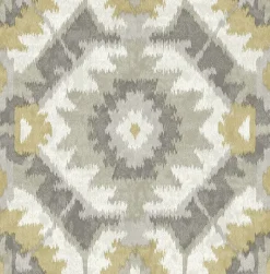 2902-25549 Kazac Grey Shibori Wallpaper