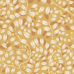 2932-65108 Kirke Yellow Leafy Vines Wallpaper
