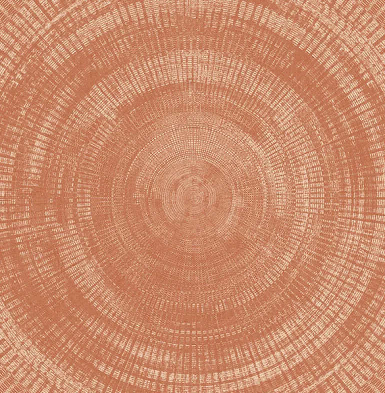 2949-61105 Lalit Burnt Sienna Medallion Wallpaper