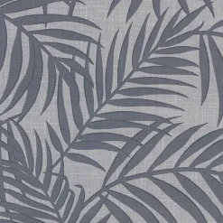 2945-1131 Lanai Pewter Fronds Wallpaper