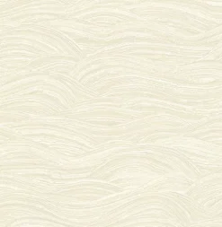 2971-86362 Leith Cream Zen Waves Wallpaper