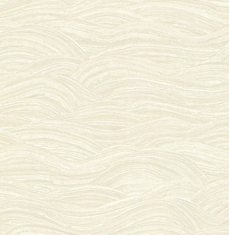 2971-86362 Leith Cream Zen Waves Wallpaper